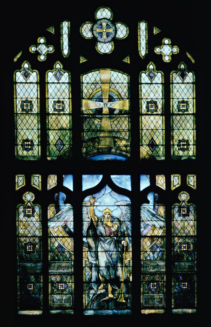 Opstandelsens engel af Louis Comfort Tiffany