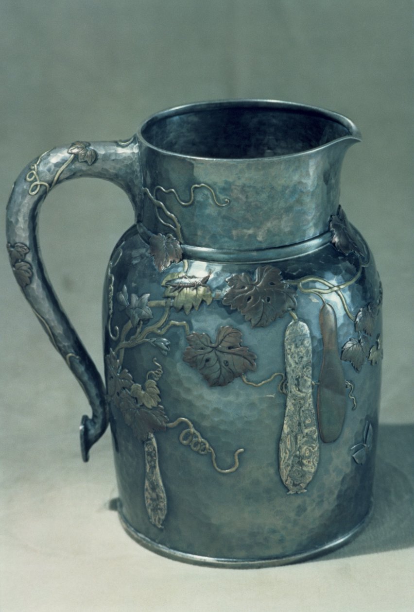 Jug, New York, ca. 1900 (sølv, messing og kobber) af Louis Comfort Tiffany