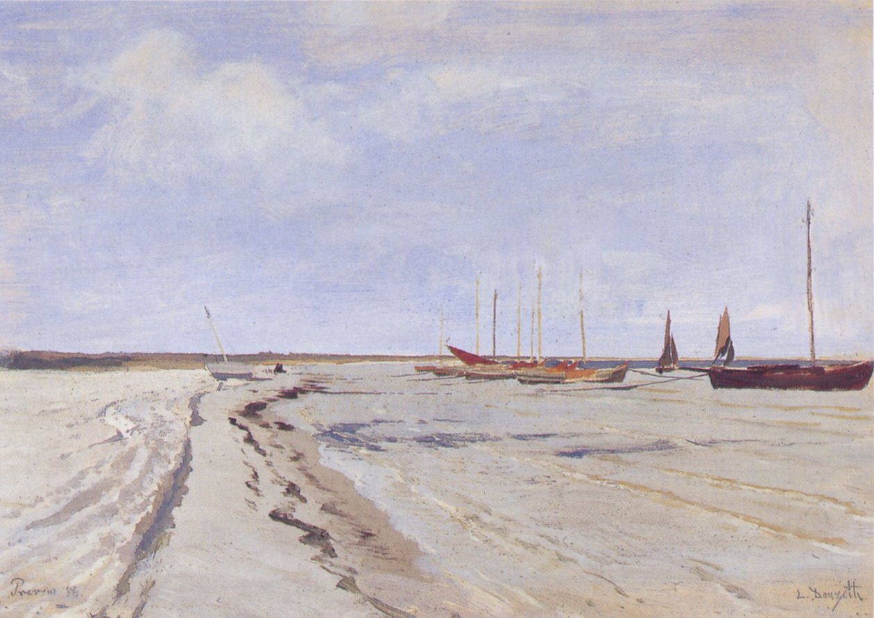 Kystlandskab nær Prerow.n af Louis Douzette
