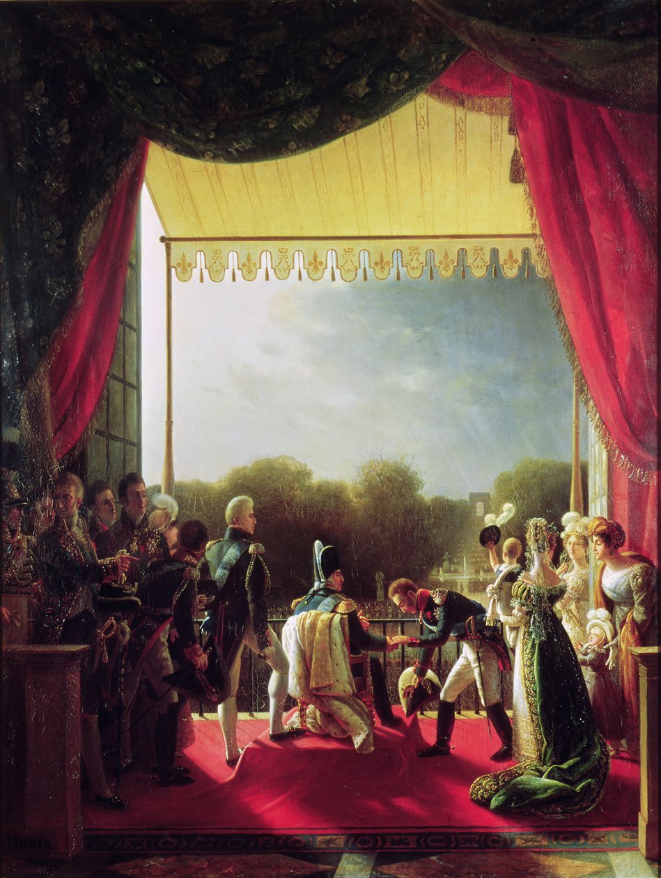 Troppernes tilbagevenden efter den spanske krig, 1823 af Louis Ducis