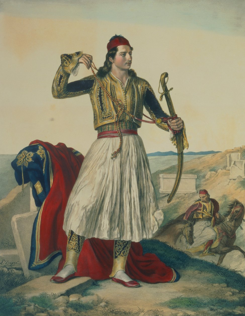 Demetrius Mavromichalis, en græsk soldat og patriot, 1825 af Louis Dupré