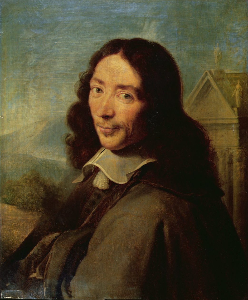 Claude Perrault (1613-88) efter Philippe de Champaigne af Edouard Riou