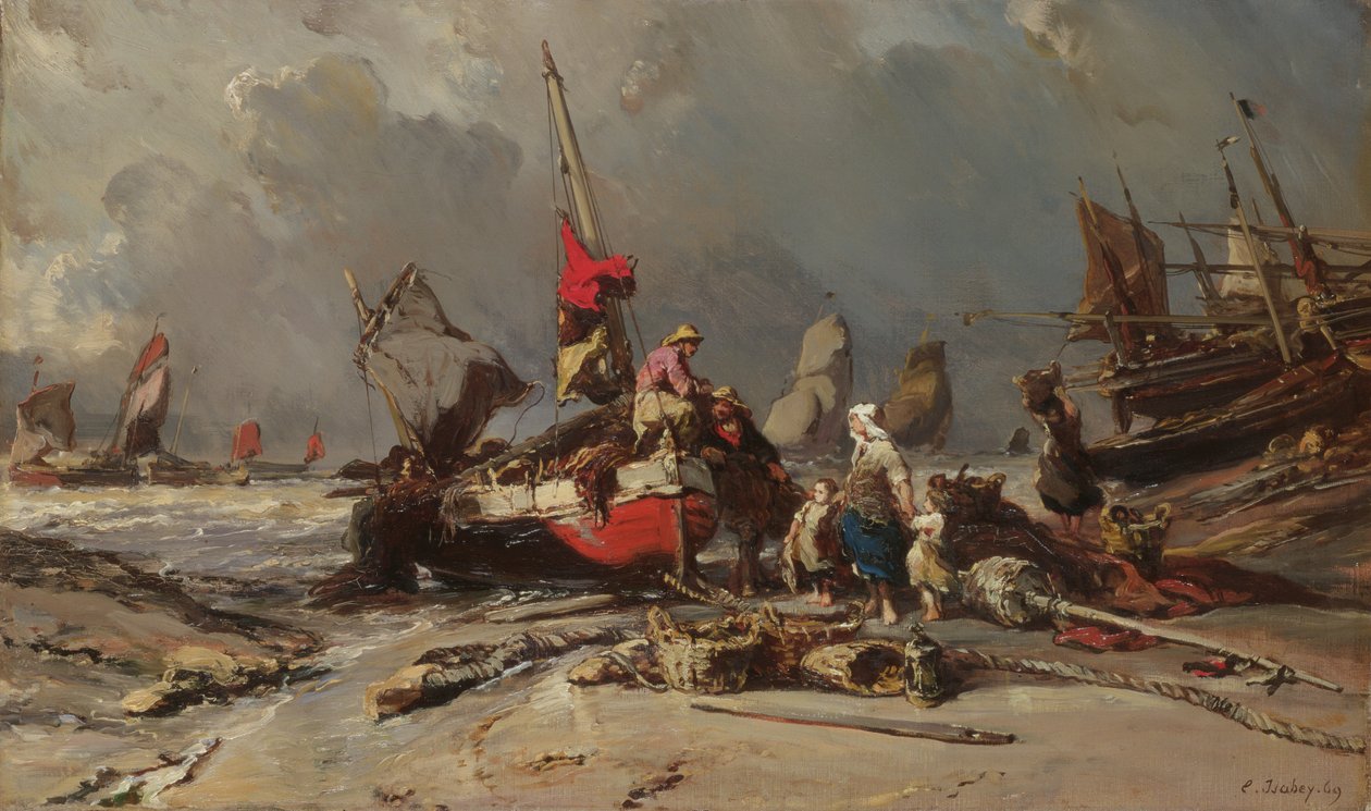 Efter stormen, 1869 af Eugene Isabey
