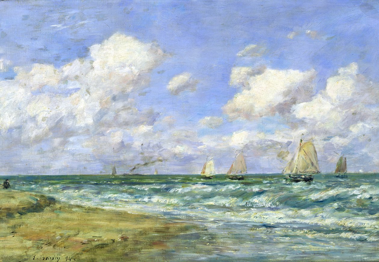 Marinescene, 1894 af Eugene Louis Boudin