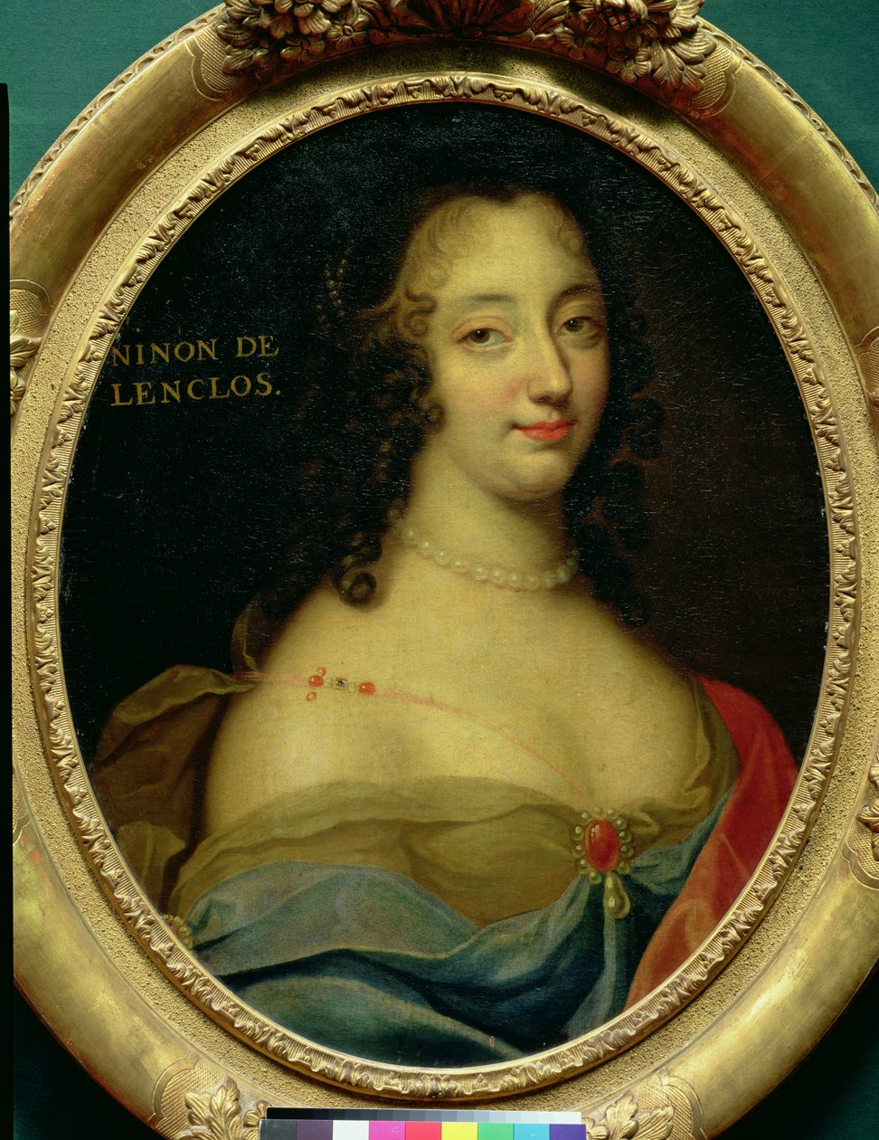 Portræt af Ninon de Lenclos (1620-1705) (se også 192133) af Louis Ferdinand Elle