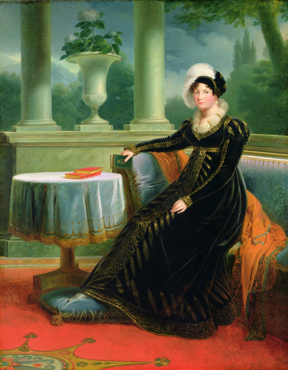 Catherine de Wurtemberg (1783-1835) dronning af Westfalen, ca. 1808 af Louis Francois Aubry