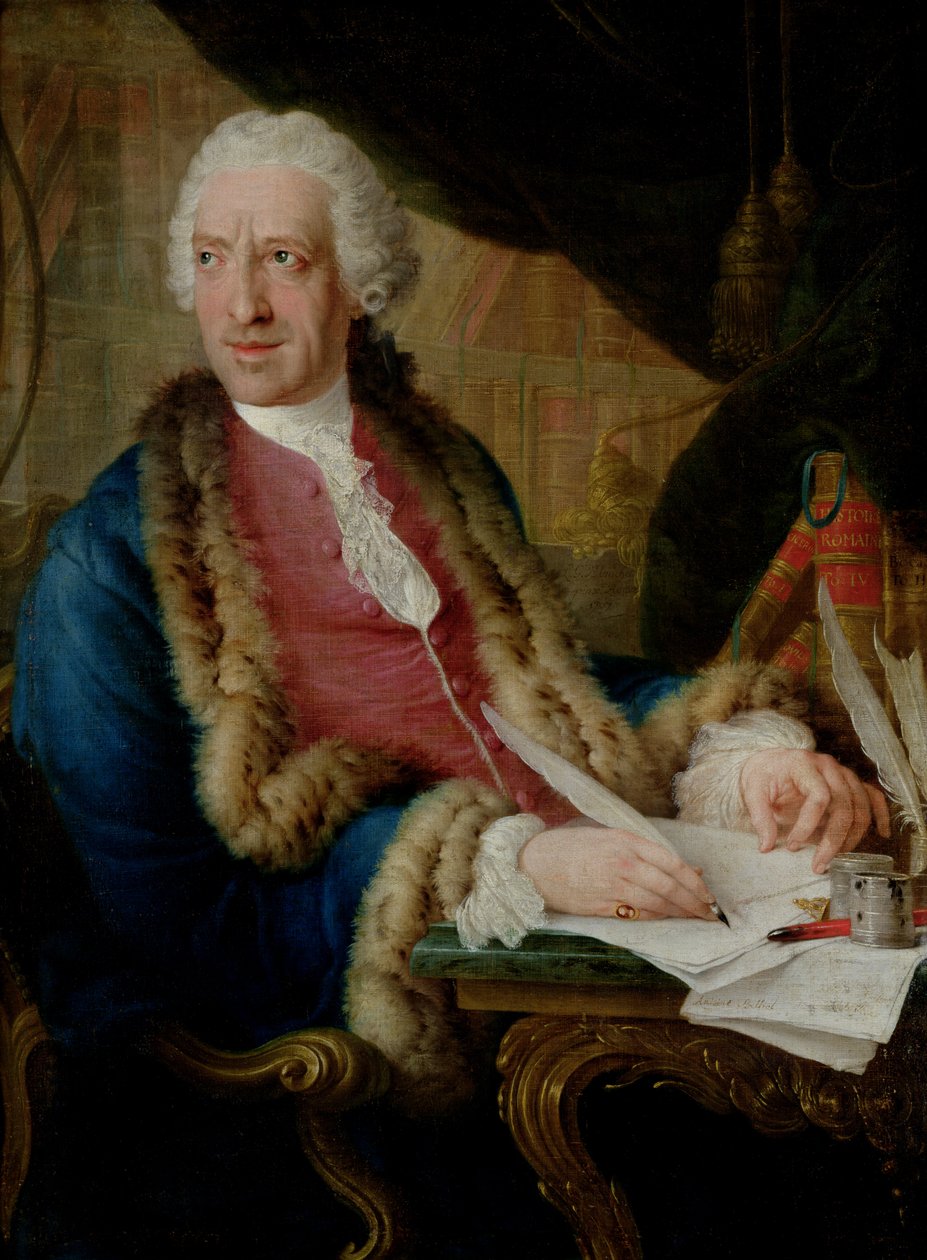 Portræt af en gentleman, 1767 af Louis Gabriel Blanchet