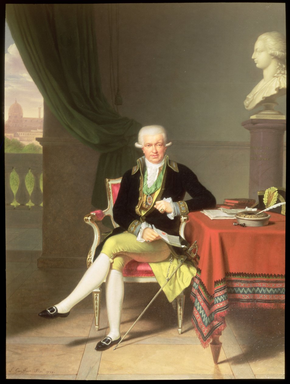 Portræt af Johan Claes Lagersvard (1756-1863), 1799 af Louis Gauffier