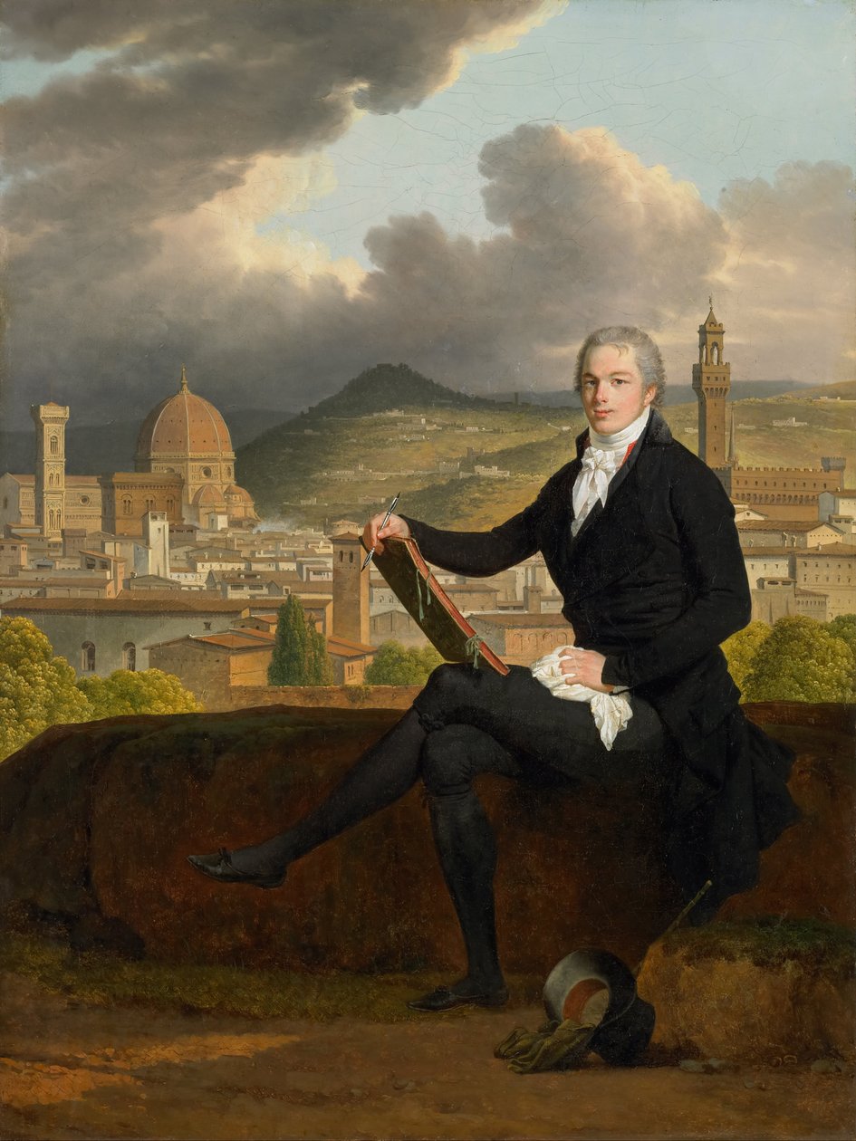 Portræt af Dr. Thomas Penrose af Louis Gauffier