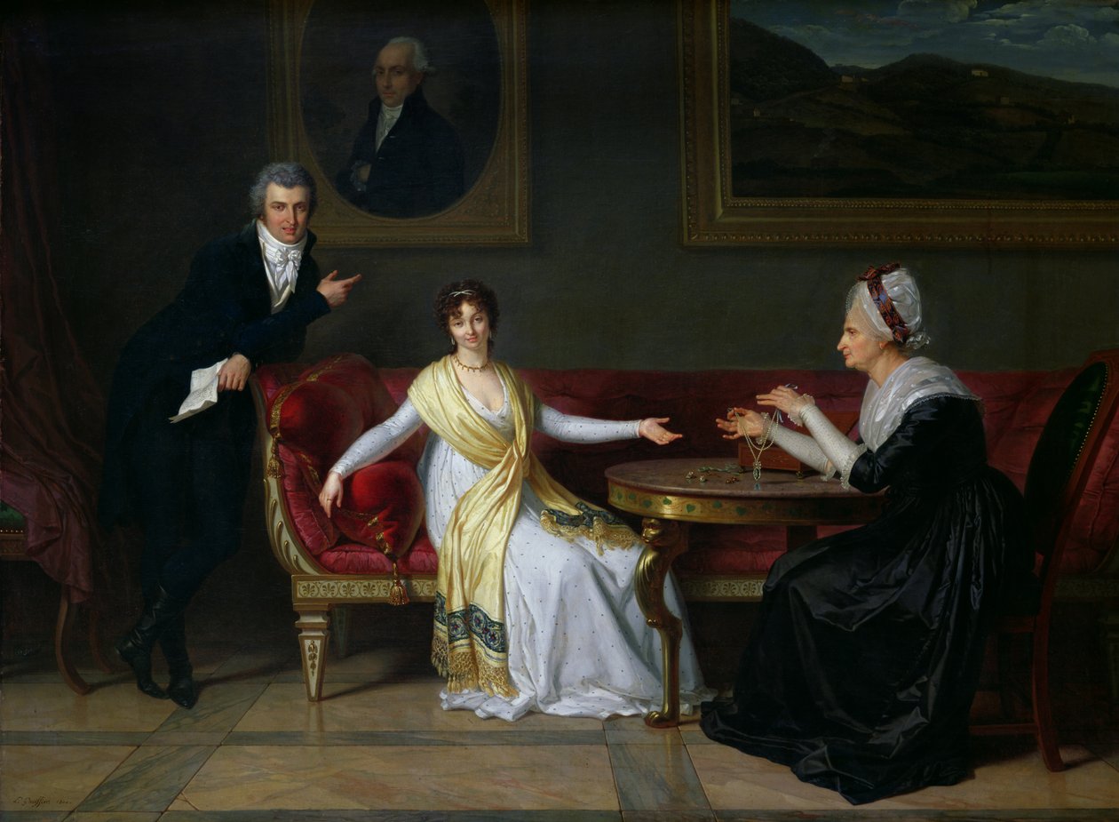 Salucci-familien, 1800 af Louis Gauffier