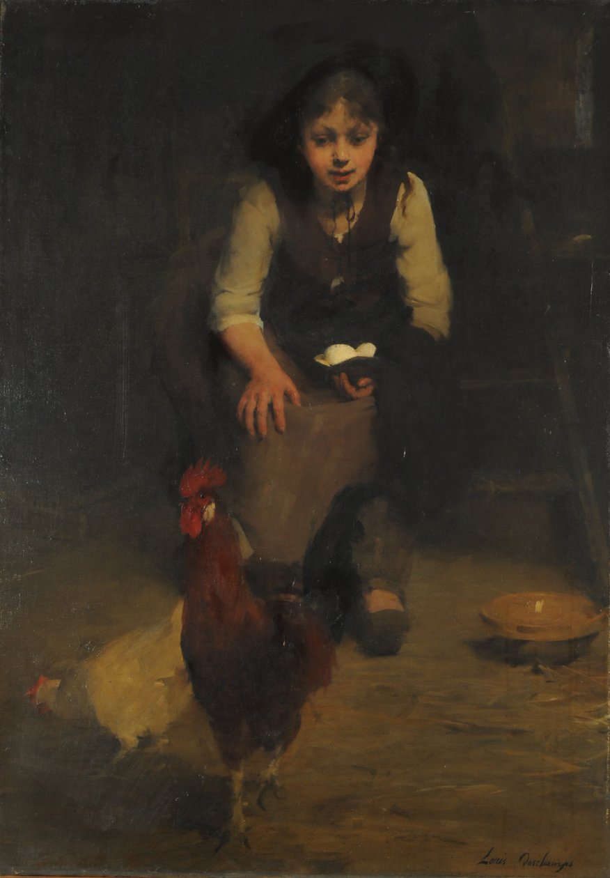 På hønsehuset af Louis Henri Deschamps