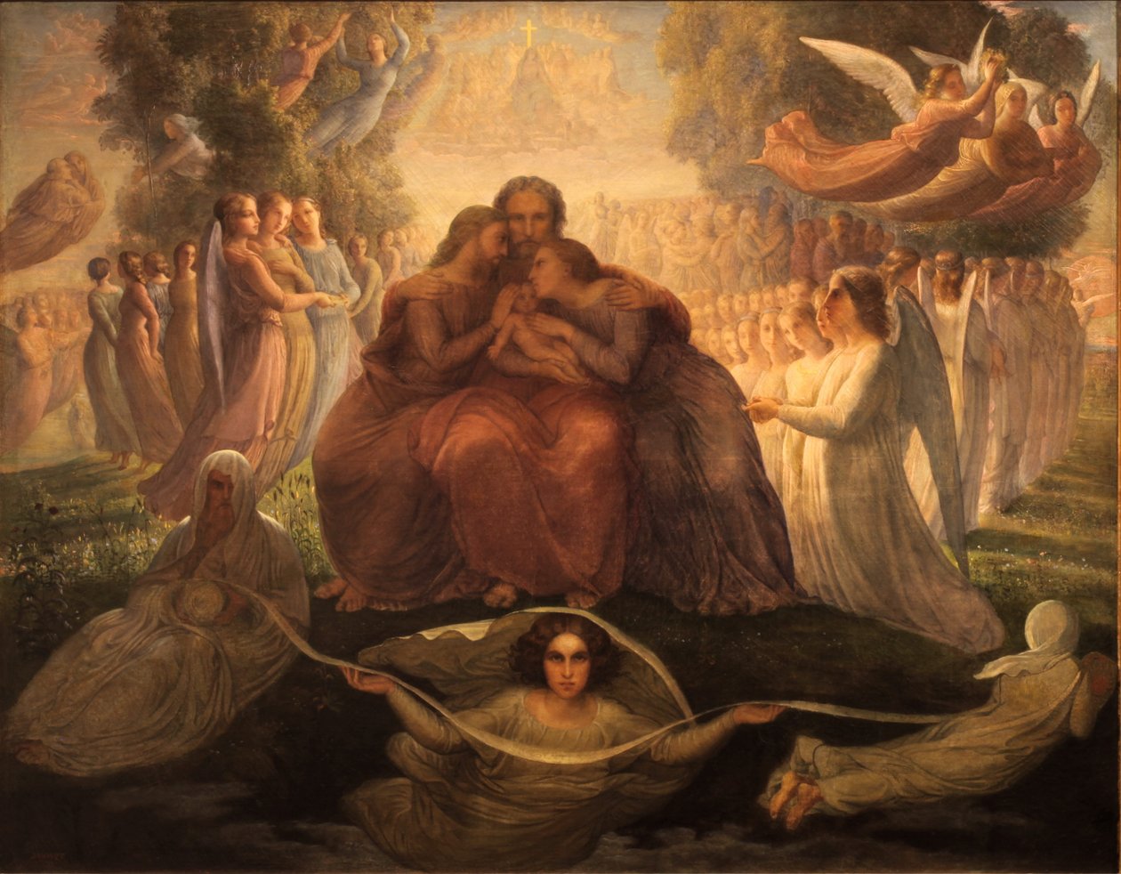 Sjælens digt - Guddommelig generation af Louis Janmot