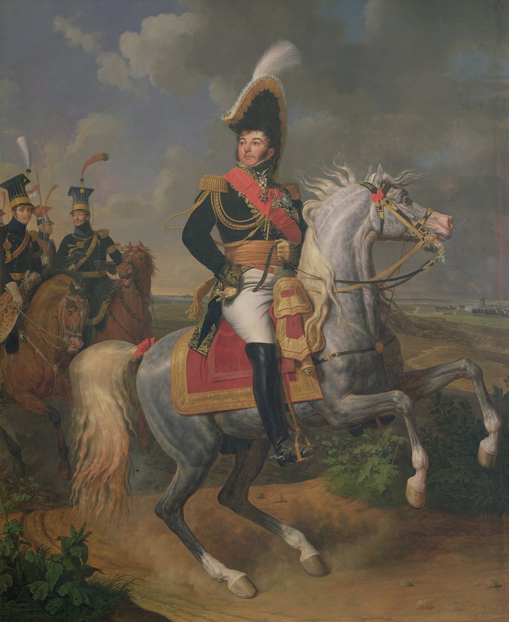 Ridesportræt af general Jean Rapp (1771-1821) 1816 af Louis Jean François Lagrenée