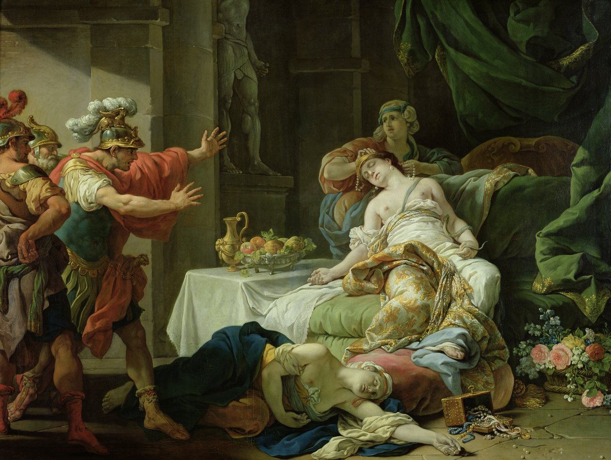 Kleopatras død, 1755 af Louis Jean François Lagrenée