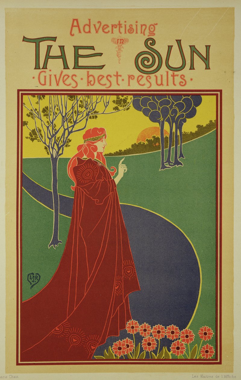 Gengivelse af en plakat, der reklamerer for 
