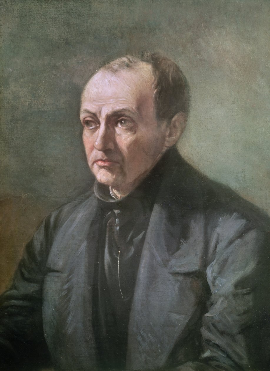 Auguste Comte (1798-1857) af Louis Jules Etex
