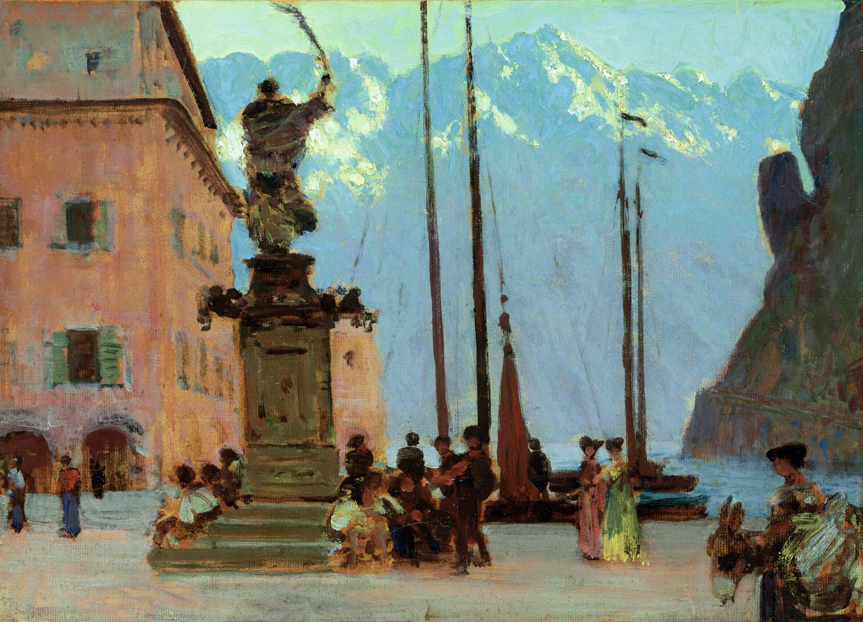Riva del Garda, Italien af Louis Kolitz