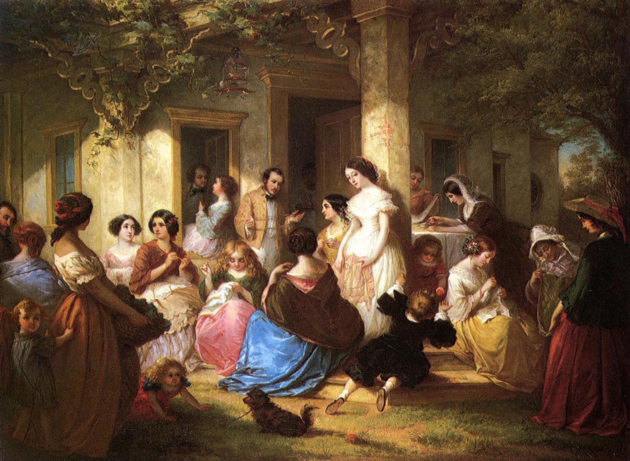 Et syparti, 1857 af Louis Lang