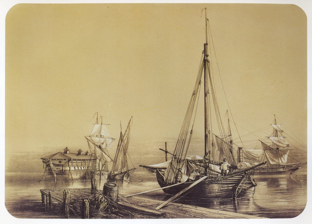 Tartane i Toulon af Louis Le Breton