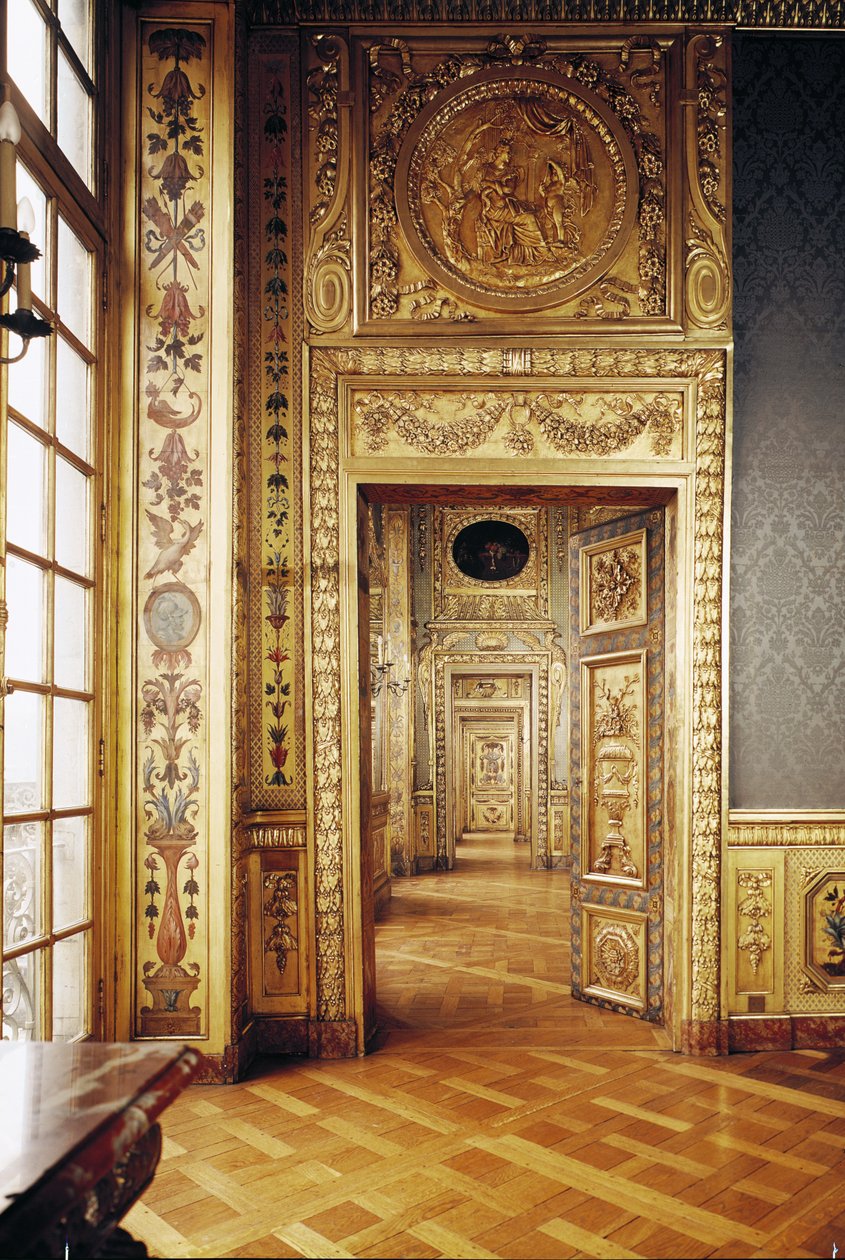 Udsigt over enfiladen, 1650-58 af Louis Le Vau