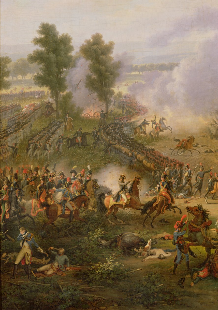Slaget ved Marengo, detalje af Napoleon Bonaparte (1769-1821) og hans major, 1801 (se også 28336) af Louis Lejeune