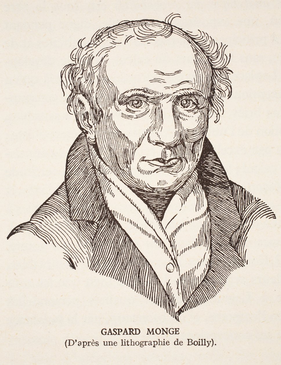 Gaspard Monge af Louis Leopold Boilly