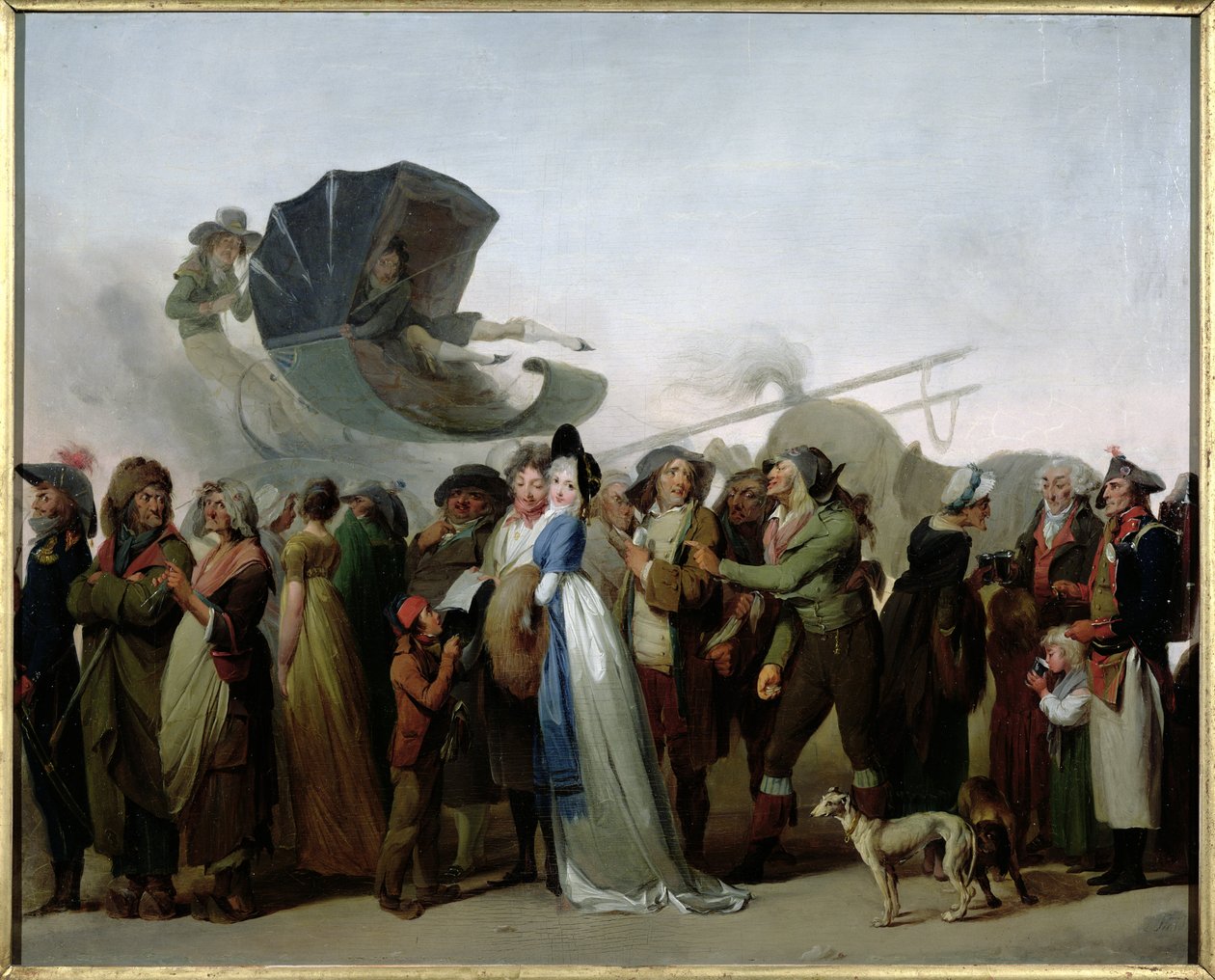 Den utrolige march" 1795 af Louis Leopold Boilly