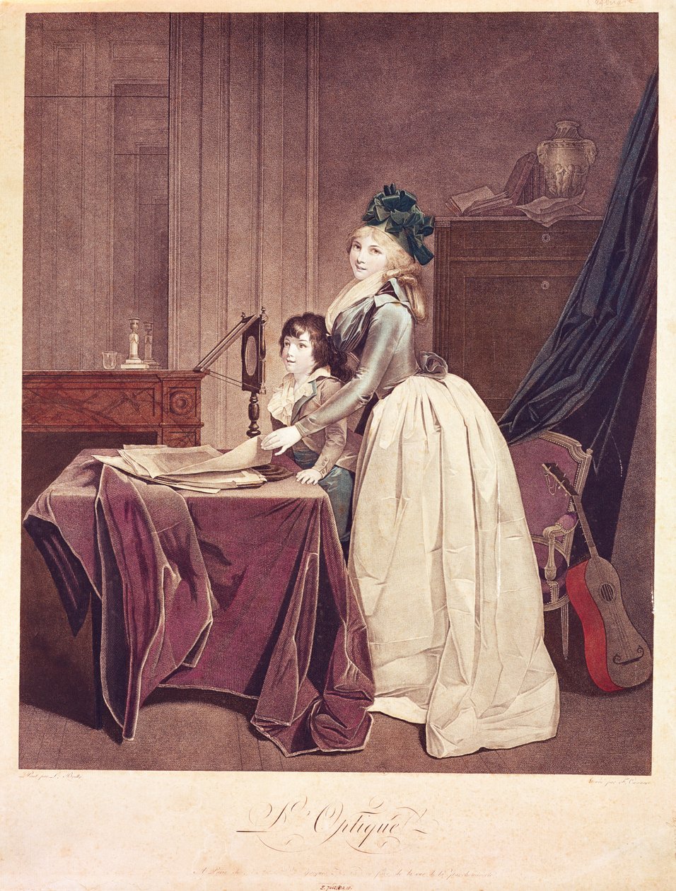 Den optiske illusion, 1794 af Louis Leopold Boilly