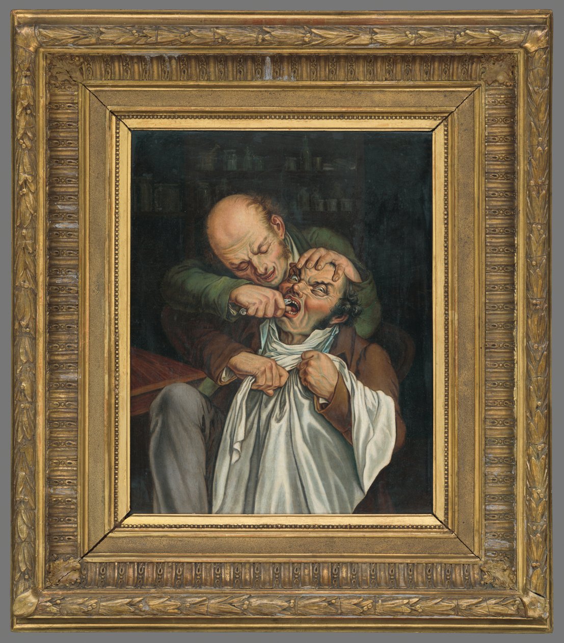Hos tandlægen af Louis Leopold Boilly