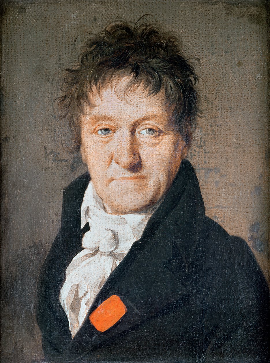 Portræt af Lazare Nicolas Marguerite Carnot (1753-1823) 1813 af Louis Leopold Boilly