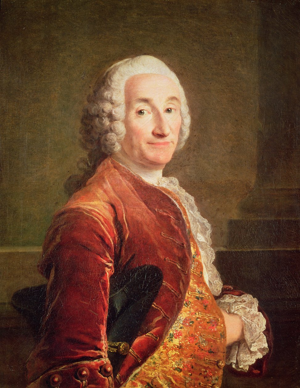 Louis Francois Armand de Vignerot du Plessis (1696-1788) Hertug af Richelieu af Louis Tocqué