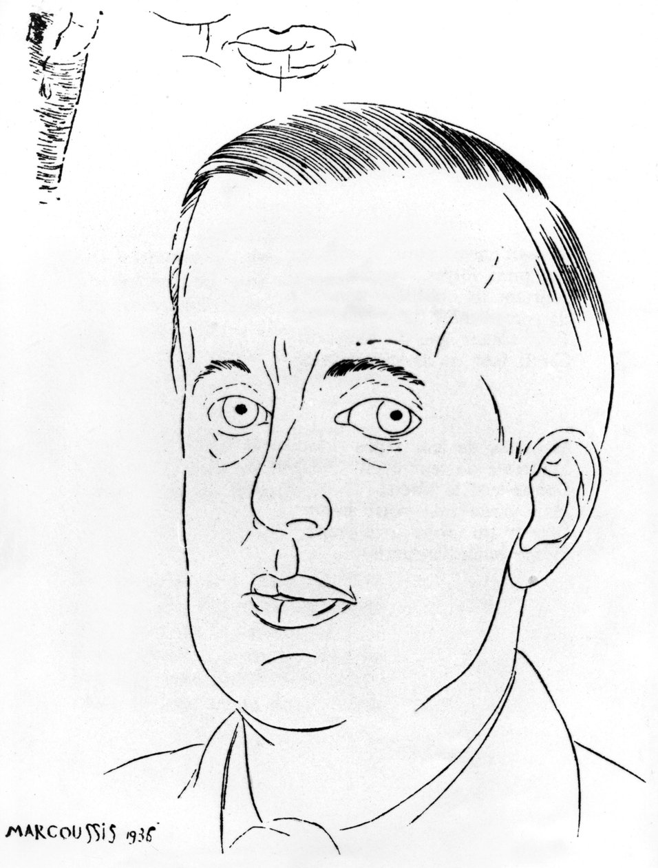 Paul Eluard, 1936 af Louis Marcoussis