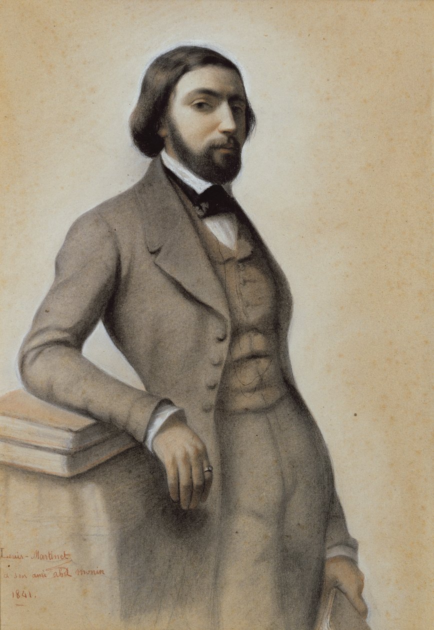 Portræt af Mignon, 1841 af Louis Martinet