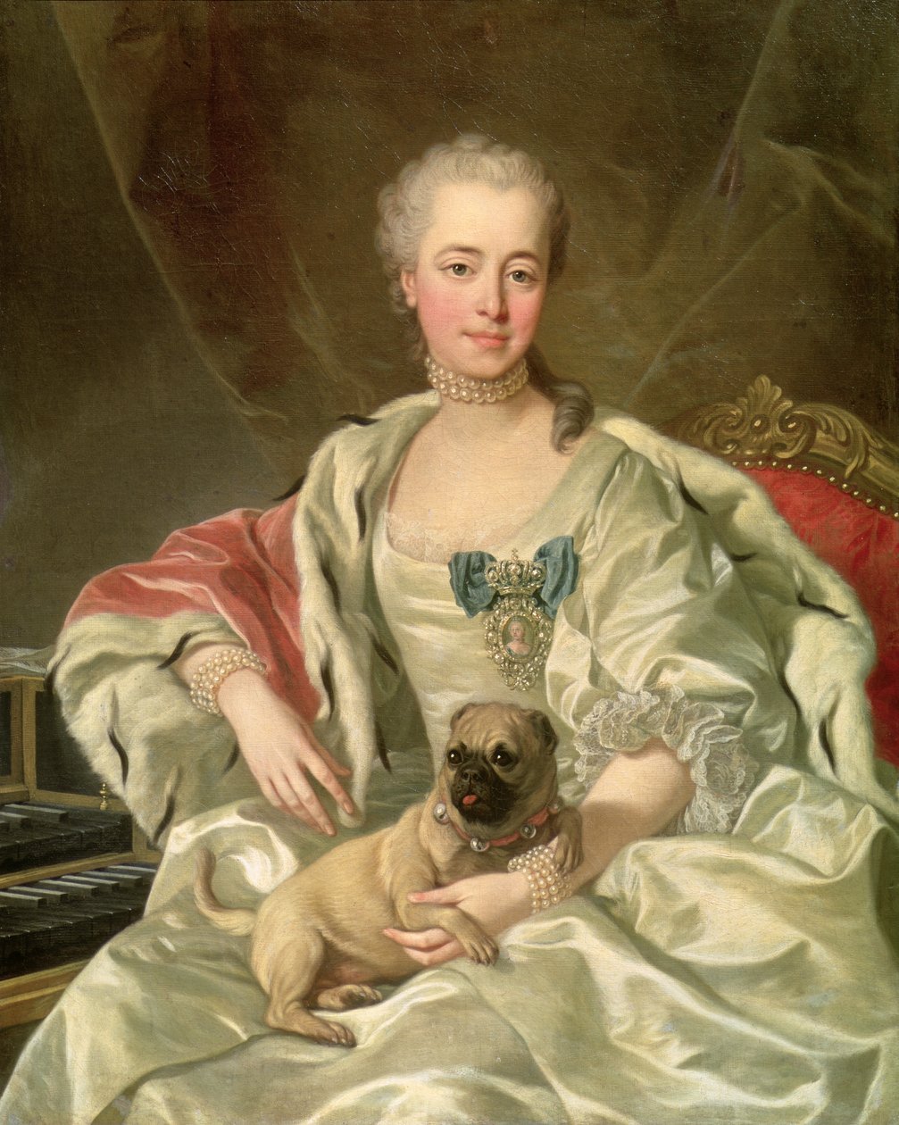 Prinsesse Ekaterina Golitsyna (1720-91) 1759 af Louis Michel van Loo