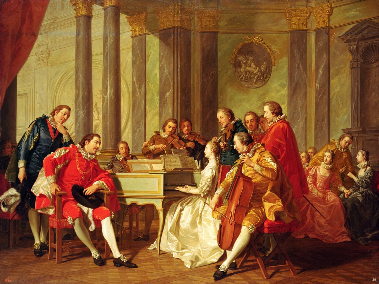 Sekstet, 1768 af Louis Michel van Loo