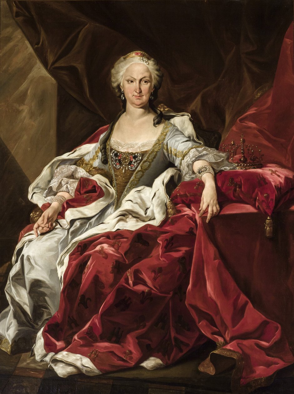 Dronning Elizabeth af Farnese af Louis Michel van Loo
