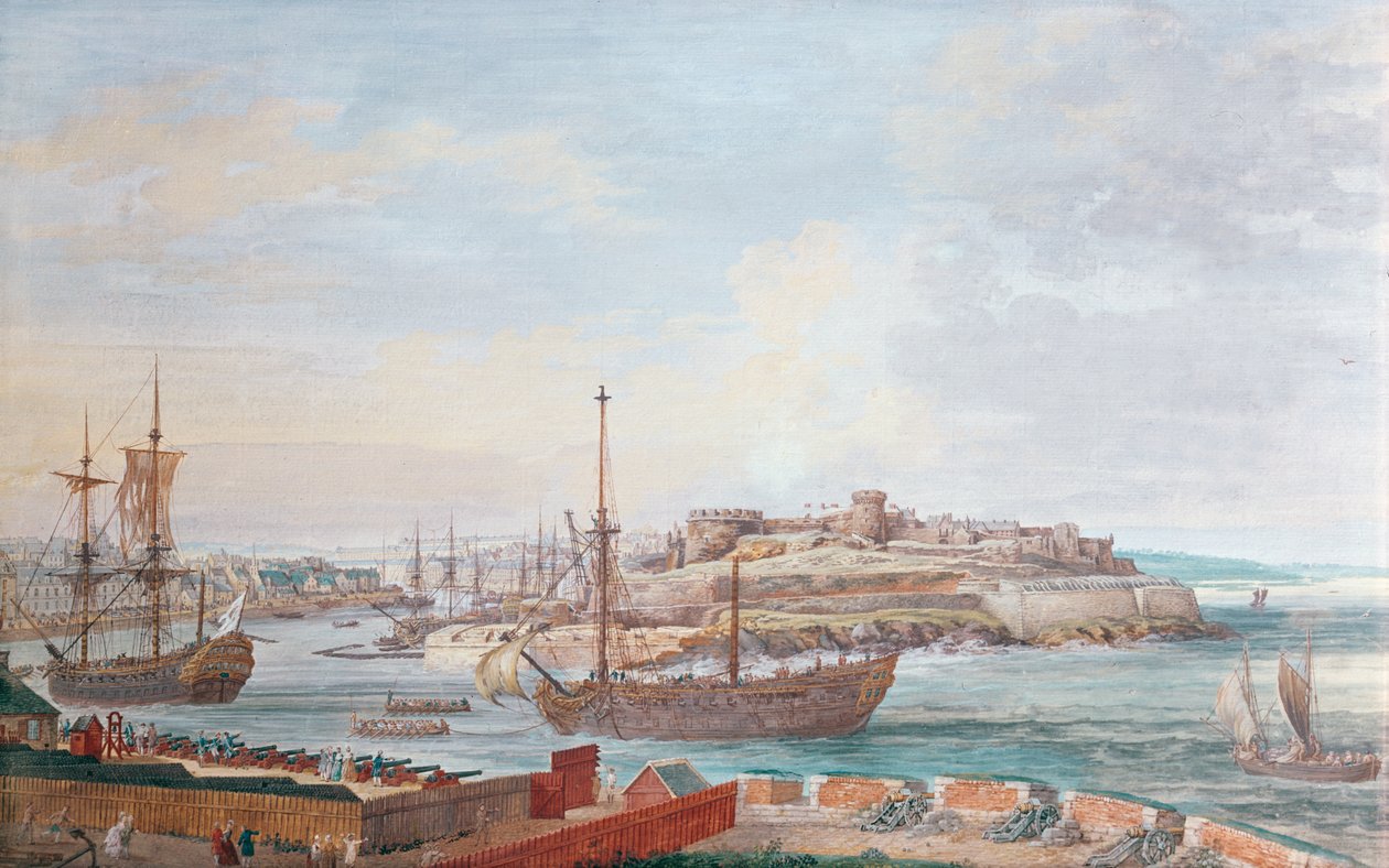 Brest, ca. 1780 af Louis Nicolas van Blarenberghe