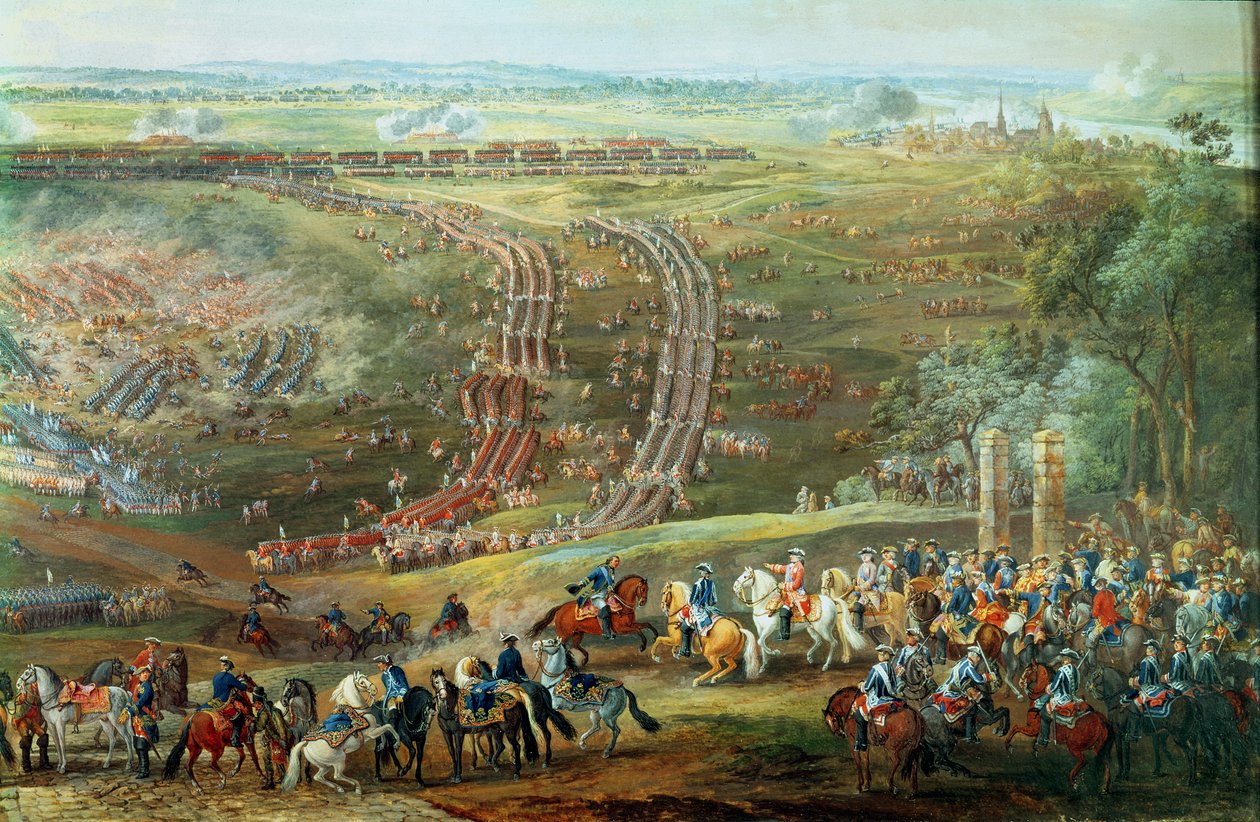Slaget ved Fontenoy, 11. maj 1745 (detaljer) af Louis Nicolas van Blarenberghe