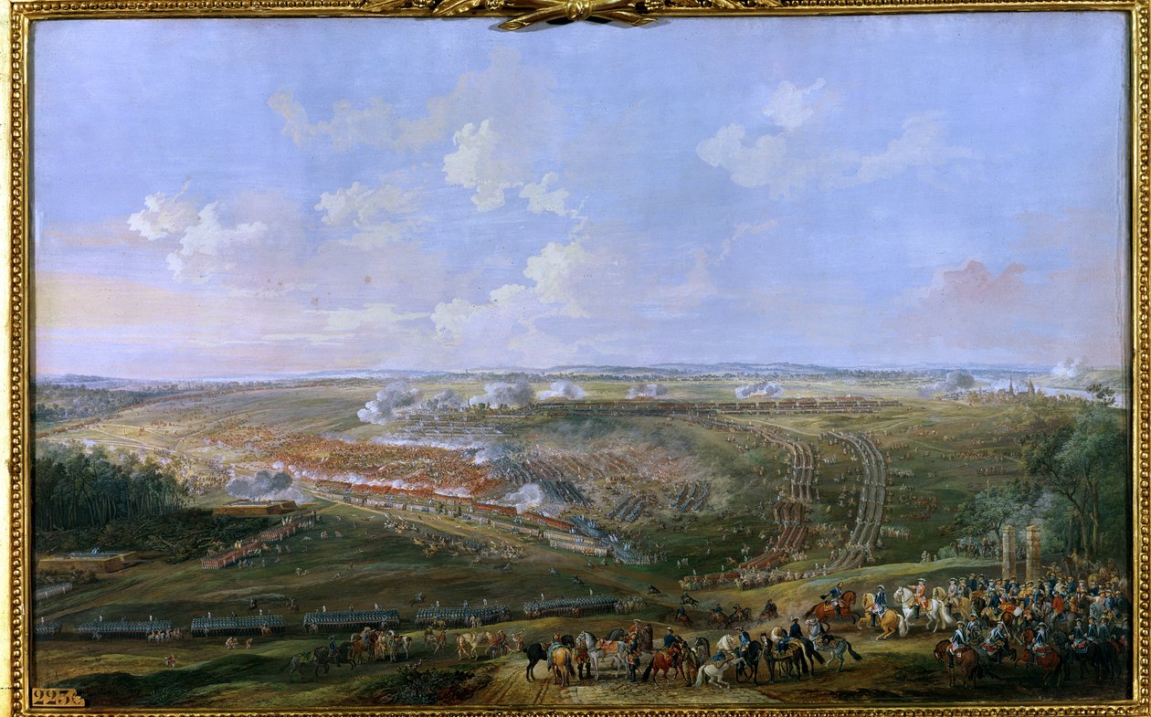 Slaget ved Fontenoy, 11. maj 1745, 1779 af Louis Nicolas van Blarenberghe