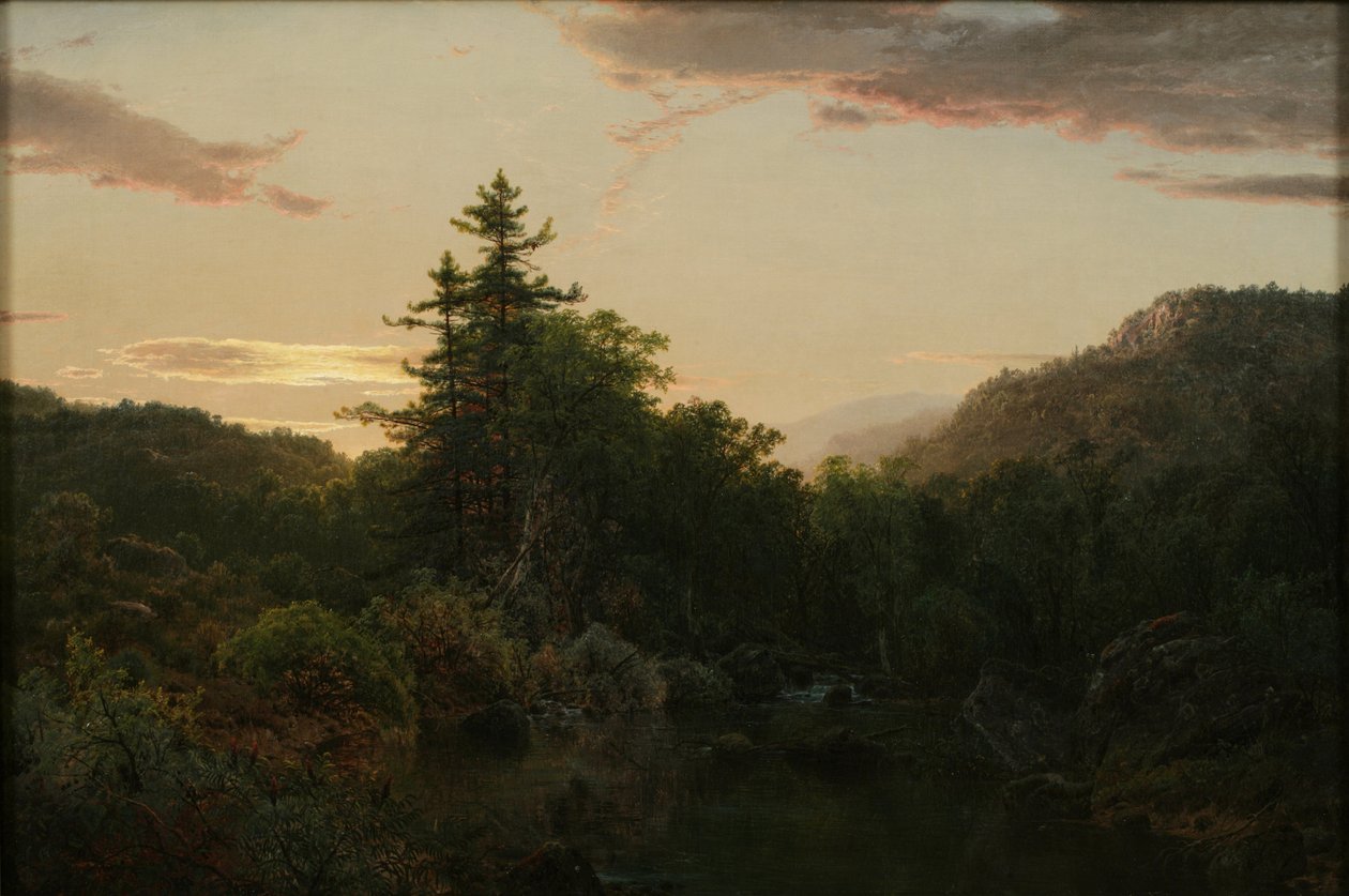 Kilder til Susquehanna, 1857 af Louis Rémy Mignot