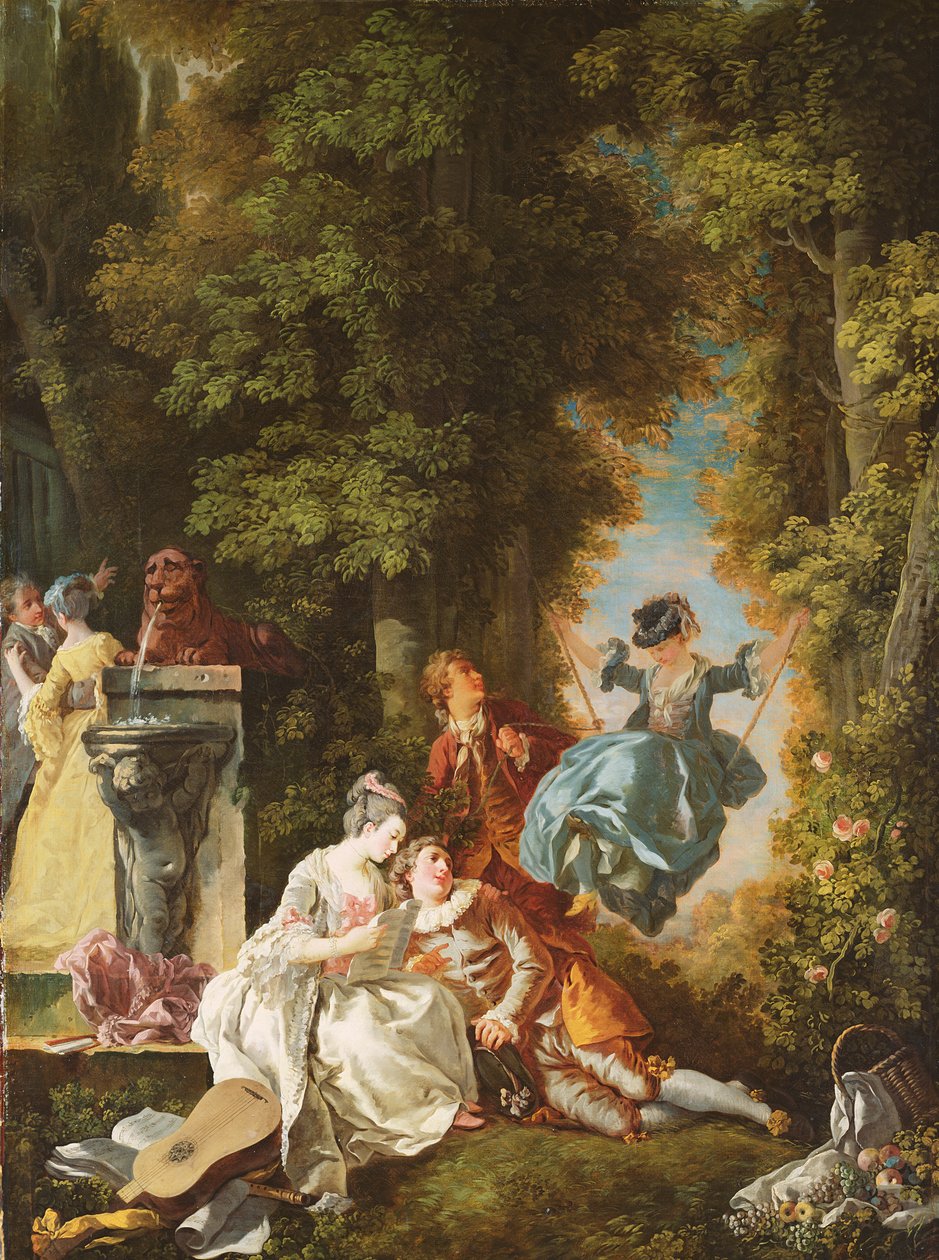 Gyngen af Louis Rolland Trinquesse