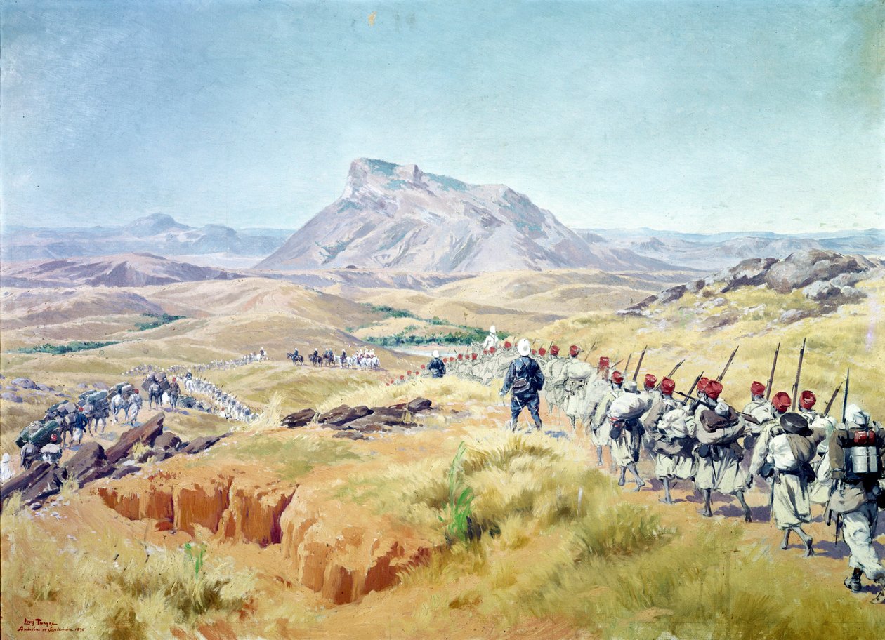 The Take of Andriba Peak, Madagaskar, 15. september 1895 af Louis Tinayre