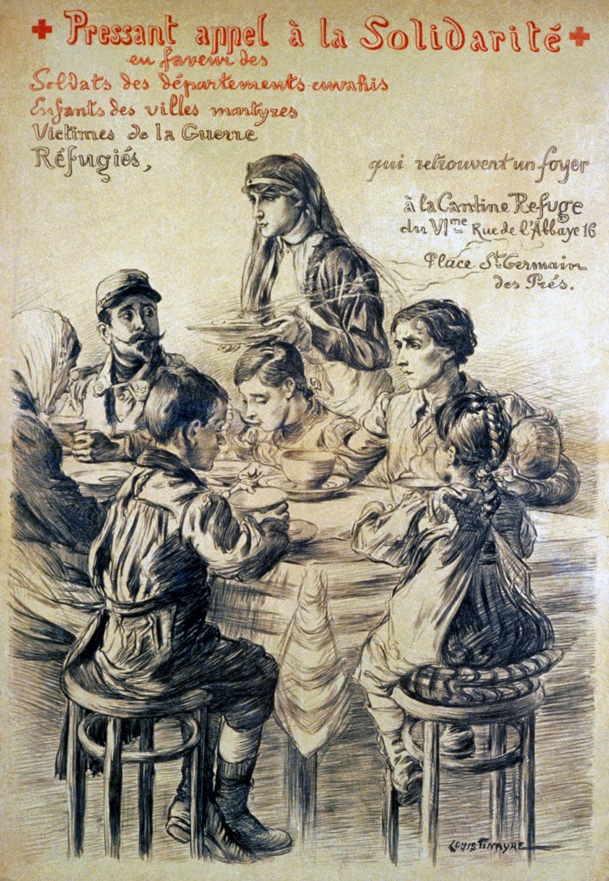Urgent Call for Support, 1917 af Louis Tinayre