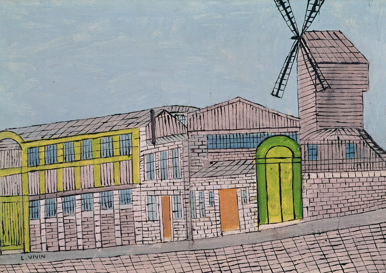 Moulin de la Galette, 1926 af Louis Vivin