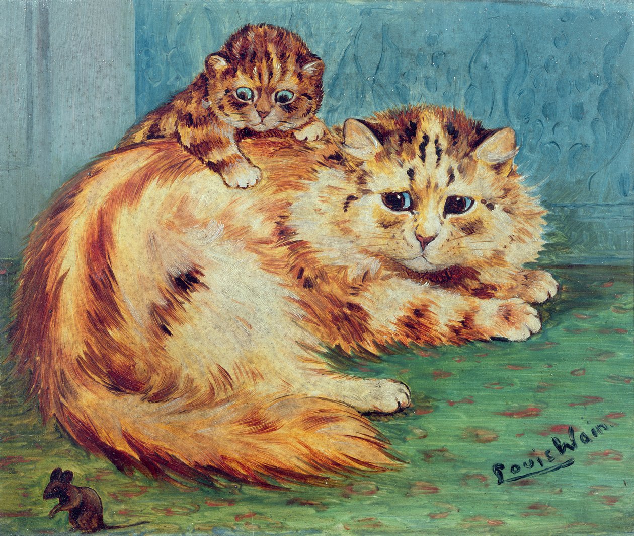 Frække mus! (bestyrelse) af Louis Wain