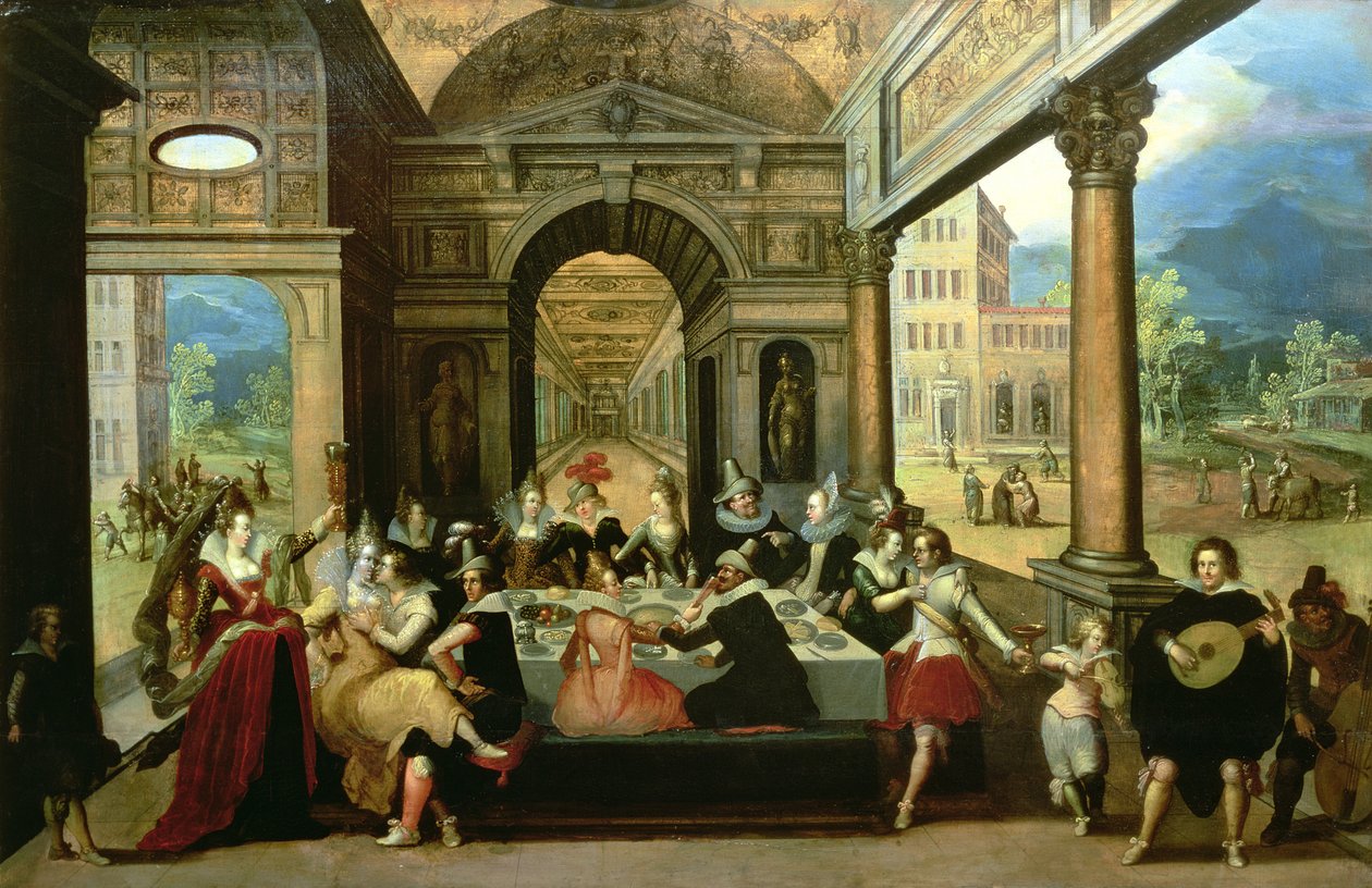 Lignelsen om den fortabte søn, 1600-20 af Louis de Caullery