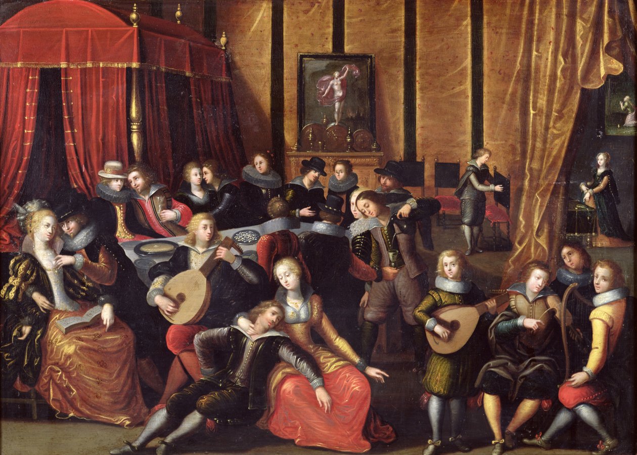 Den spanske koncert eller den galante hvile af Louis de Caullery