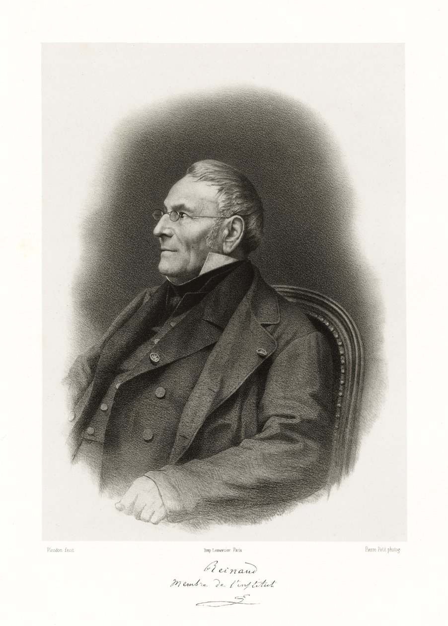 Joseph Toussaint Reinaud, 1865-66 af Louis Eugene Pirodon