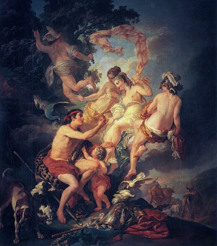 Dommen i Paris af Louis Jean François Lagrenée