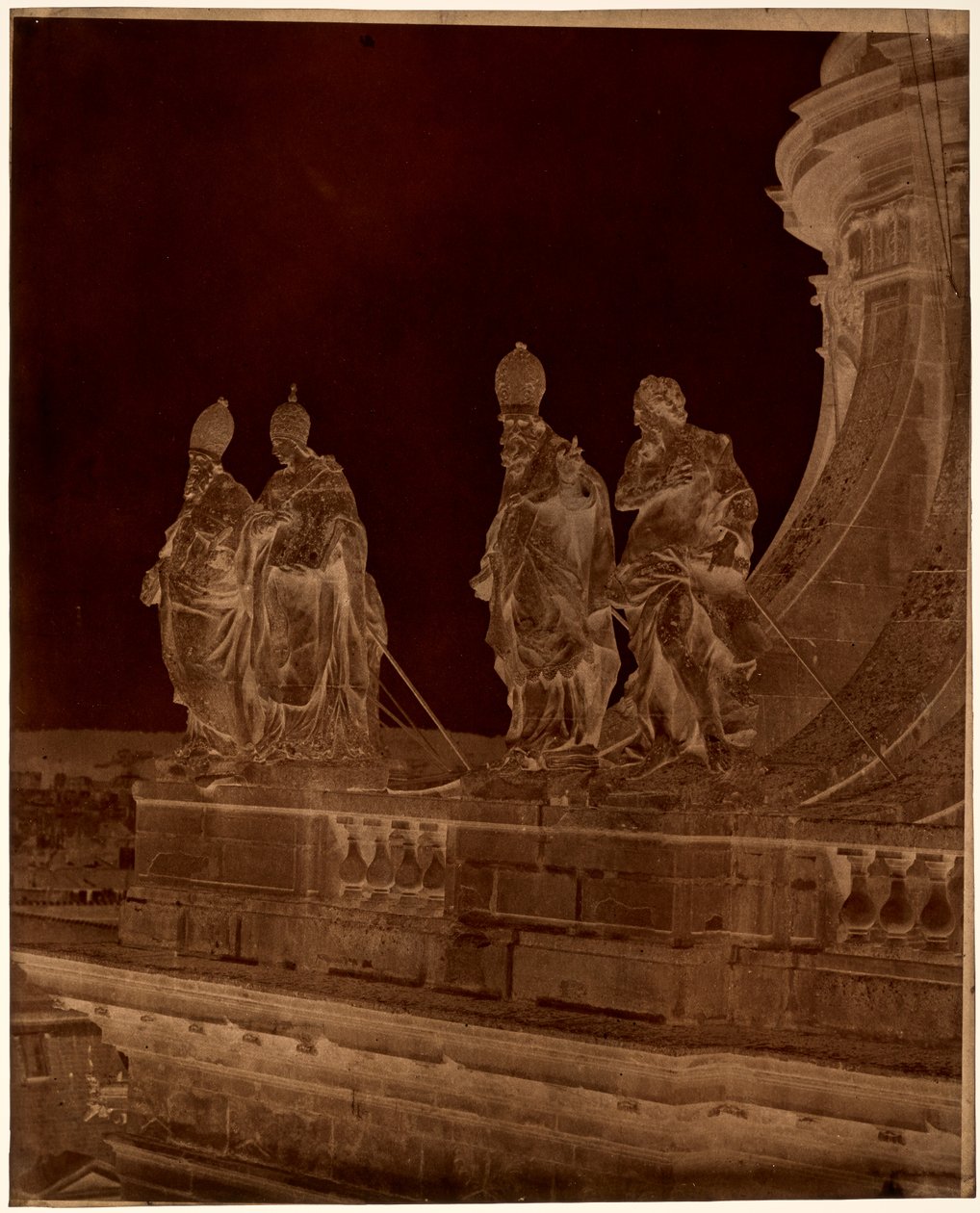 Fire statuer i Versailles af Louis-Rémy Robert